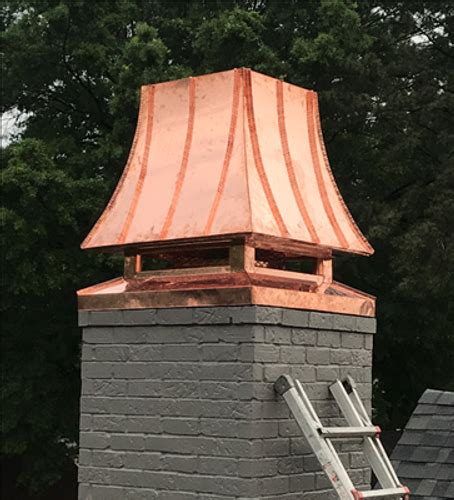 Copper Chimney Cap Franklin Chimney Shroud By Copper Works