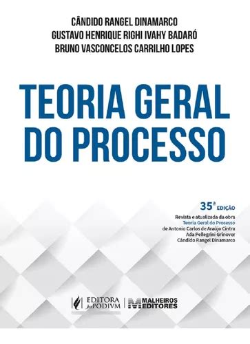 Teoria Geral Do Processo Edi O Juspodivm Frete Gr Tis