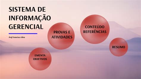 SIG AULA 1 SISTEMA DE INFORMAÇÃO GERENCIAL by FRANCISCO SILVA