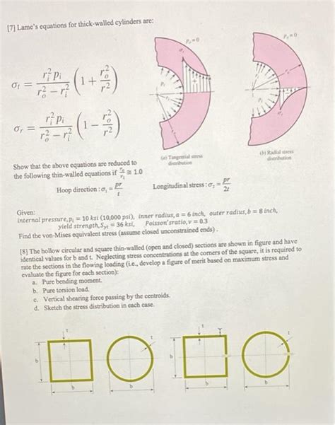 [7] Lame S Equations For Thick Walled Cylinders Are