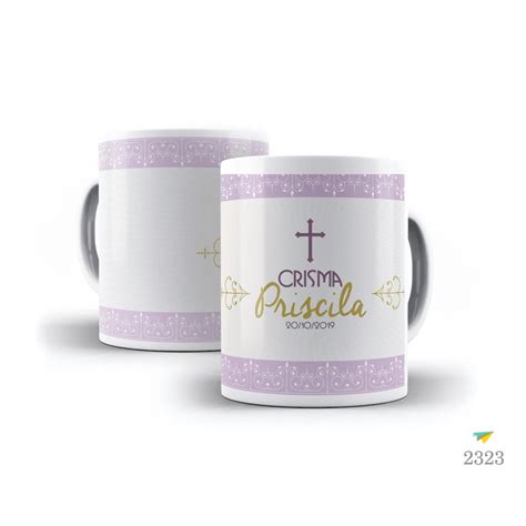 Caneca Personalizada Crisma Nome Modelo 3 Shopee Brasil