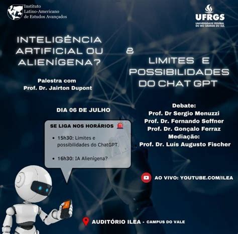 Inteligência artificial é tema de evento no ILEA nesta quinta feira