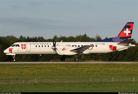 HB IYD Darwin Airline Saab 2000 Photo By Marco Wolf ID 335076