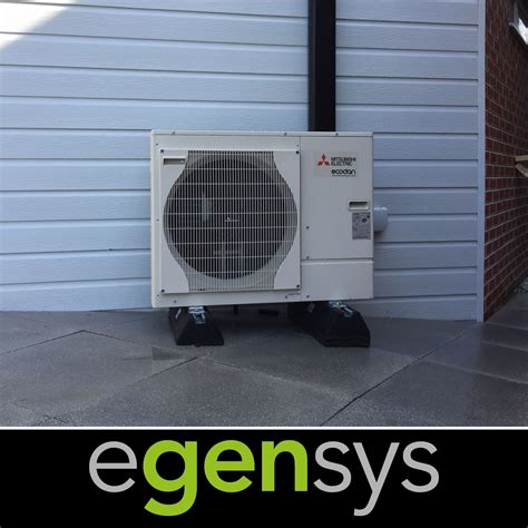 Second Of Two Mitsubishi Ecodan Kw Air Source Heat Pumps With