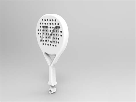 Archivo Stl Gratis Pala De Padel Llavero Modelo Para Descargar Y