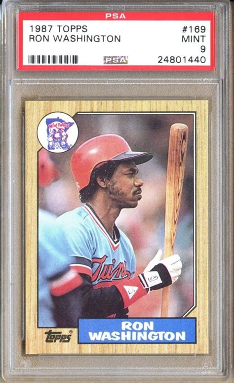 Auction Prices Realized Baseball Cards 1987 Topps Ron Washington