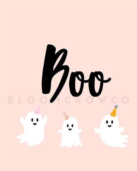 Boo Halloween Print