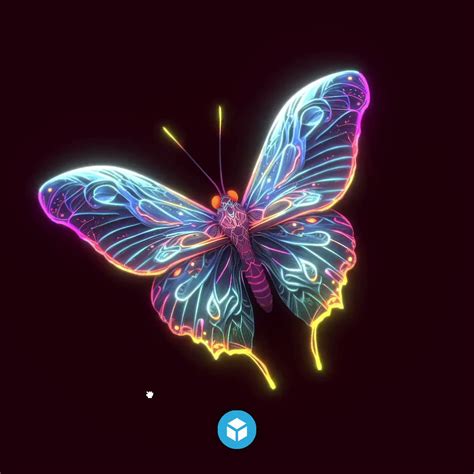 Sketchfab On Twitter New Staff Pick Neon Butterfly By Felipemauro