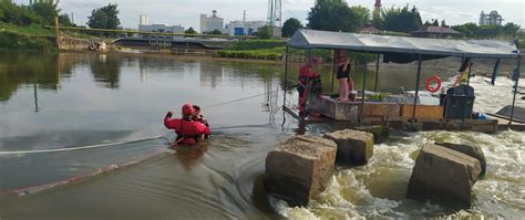 Akcja ratunkowa na rzece San Komenda Powiatowa Państwowej Straży