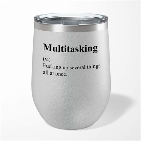 Multitasking Wine Tumbler Rude Tumblers Slightly Disturbed