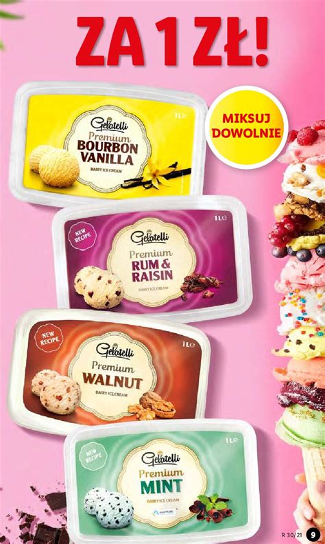 Lody Premium Rum Raisin Gelatelli Cena Promocje Opinie Sklep