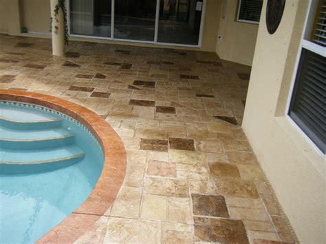 Stamped Concrete Overlays Lutz Tampa Land O Lakes Wesley Chapel Fl