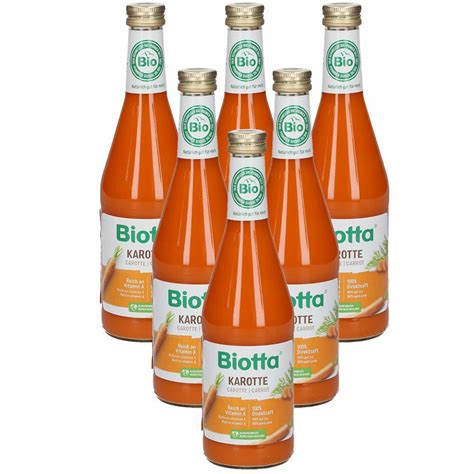 Biotta Jus De Carotte 6x500 Ml Shop Apotheke Ch