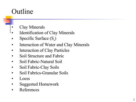 Clay Minerals And Soil Structure PPT