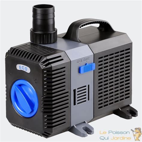 Pompe à eau bassin de jardin HYPER ECO 8000 l h 70W Le Poisson Qui