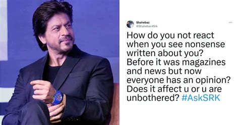 Shah Rukh Khan Gives A Befitting Reply To Nonsense Written About Him