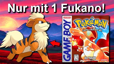 Kann Man Pokemon Rot Blau Mit Nur Einem Fukano Durchspielen Keine