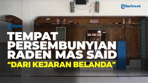 Masjid Tiban Wonokerso Wonogiri Jadi Tempat Persembunyian Raden Mas