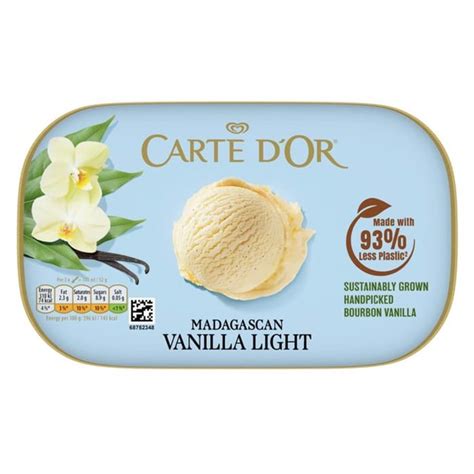 Carte D Or Classics Vanilla Light Ice Cream Dessert Tub 900ml 2 75 At