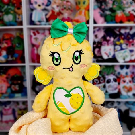 Diy Lemon Mellow Plush Toy Ith Machine Embroidery Pattern