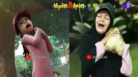 Kak Ros Diserang Mahluk Asing Kompilasi Tiru Aksi Upin Ipin Seru