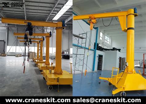 Movable and Portable Jib Crane - DQCRANES Jib Crane Supplier