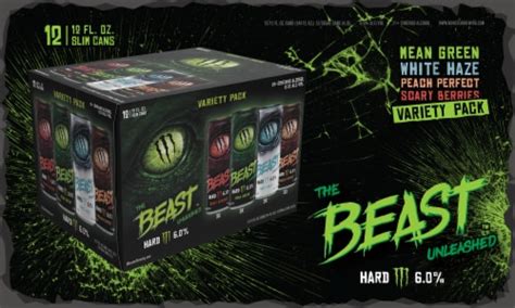 Monster The Beast™ Unleashed Flavored Hard Beverage Variety Pack 12