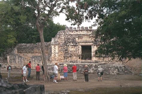 Chenes Style Monster Mouth Temples Maya Ruins Of Hochob