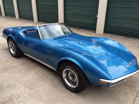 Mulsanne Blue 4-Speed: 1971 Chevrolet Corvette Convertible | Bring a Trailer