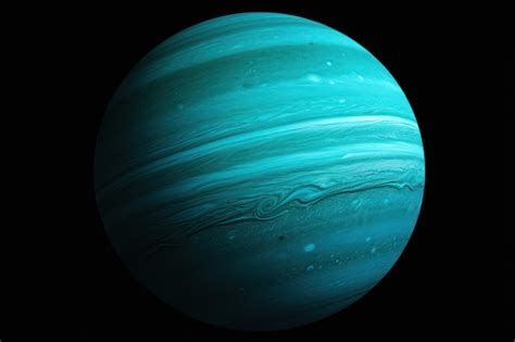 Uranus Astronomy Planet Nature Premium Ai Generated Image