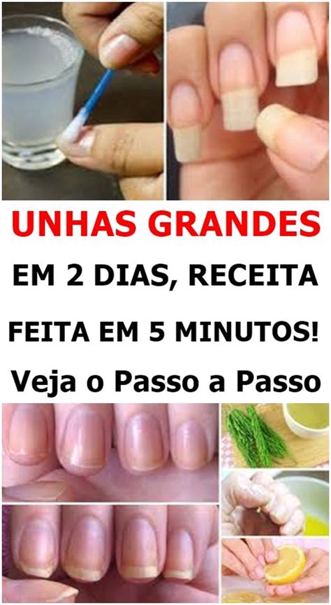 Unhas Grandes Em Dias Receita Feita Em Minutos Em Unhas