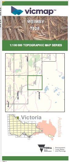 Weimby 1 100000 Vicmap Topographic Map 7528 Maps Books And Travel Guides