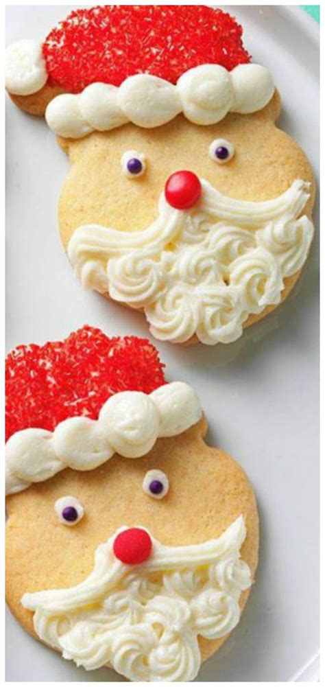 Santa Claus Sugar Cookies Recipe Sugar Cookies Recipe Sugar Cookies Cookie Recipes