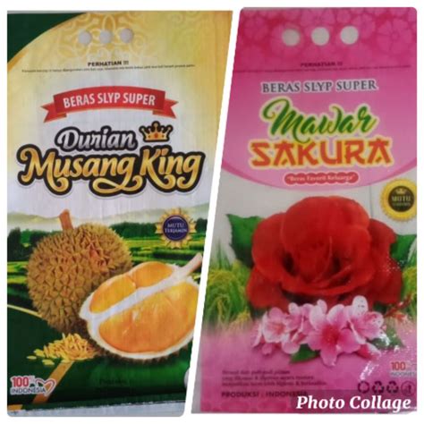 Jual PROMO Karung Beras Laminasi Ukuran 10 Kg Merk MusangKing Mawar