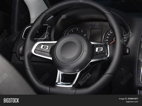 Steering Wheel New Car Image & Photo (Free Trial) | Bigstock