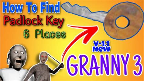 How To Find Padlock Key In Granny Where Is Padlock Key In Granny