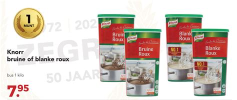 Knorr Bruine Of Blanke Roux Aanbieding Bij Zegro