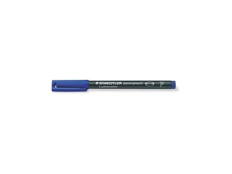 Stift OHP Marker Staedtler Lumocolor 318 Permanent Fijn 0 6mm Blauw