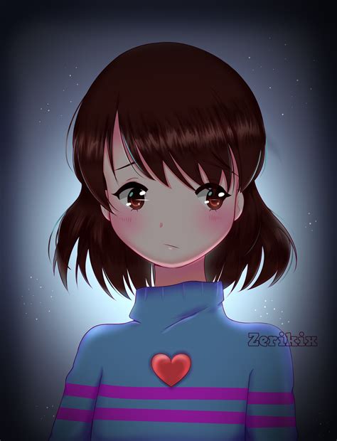 Frisk Undertale Speedpaint Available By Zerikix1 On Deviantart