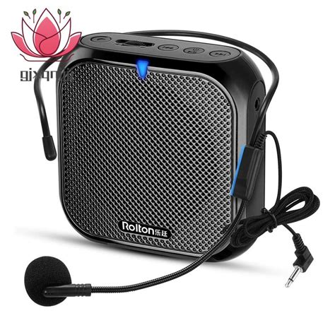 Rolton Portable Voice Amplifier, Megaphone Booster with Microphone ...