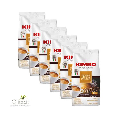 Oferta Café en grano Kimbo Crema Intensa 1 kg x 6