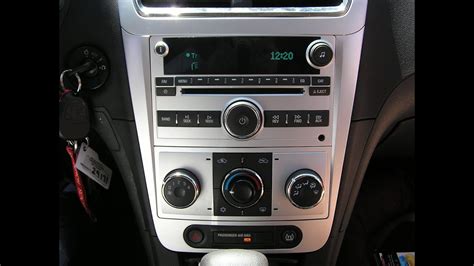 2011 Chevy Malibu Radio Replacement