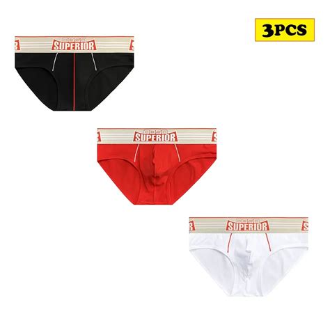 Unids Set De Ropa Interior Sexy Para Hombre Calzoncillos De Bikini Transpirables De Algod N