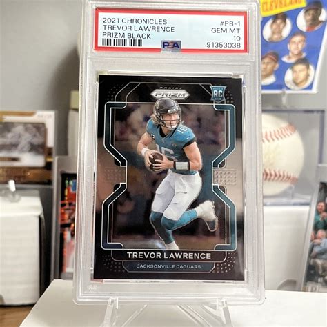 Trevor Lawrence 2021 Chronicles PB 1 Prizm Black Price Guide Sports