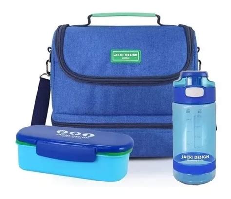 Kit Escolar Bolsa T Rmica Infantil Pote Marmita Garrafa M