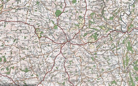 Historic Ordnance Survey Map Of Bromyard 1920