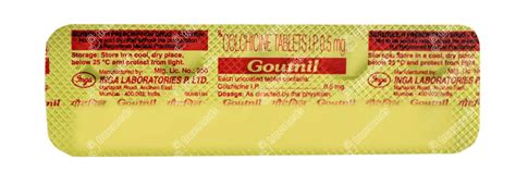 Goutnil 0.5 MG | Order Goutnil 0.5 MG Tablet Online at Truemeds