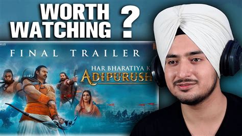 Reaction Adipurush Final Trailer Hindi Prabhas Saif Ali Khan