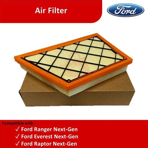 Air Filter For Ford Ranger Next Gen Ford Everest Next Gen Ford Raptor