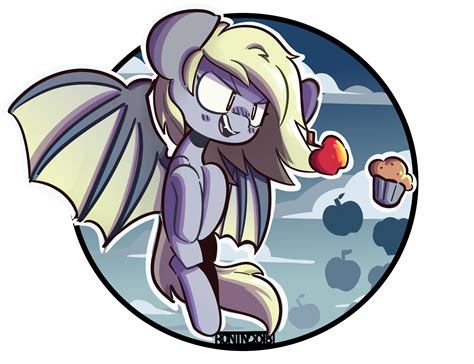 2937231 Safe Artist Ronin20181 Derpy Hooves Bat Pony Pony G4